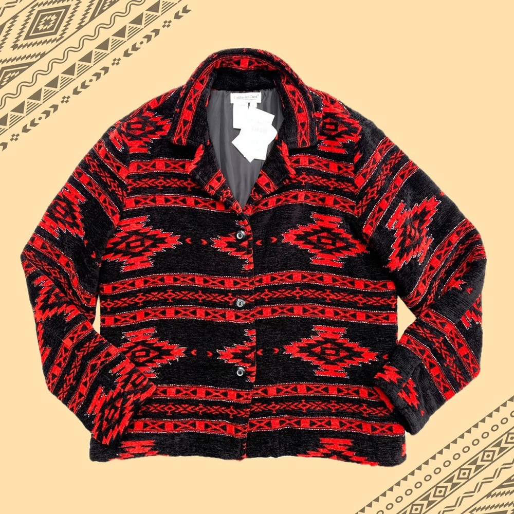 Deadstock Vintage Cold Water Creek Cardigan Coat Sweater jacket Womens Large - Picture 9 of 9